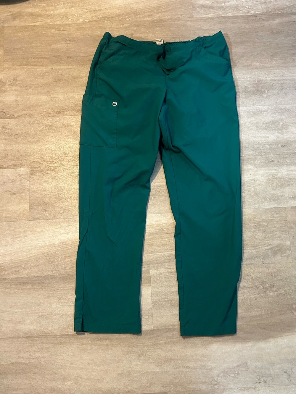 Teal Green Scrub Pants with pocket